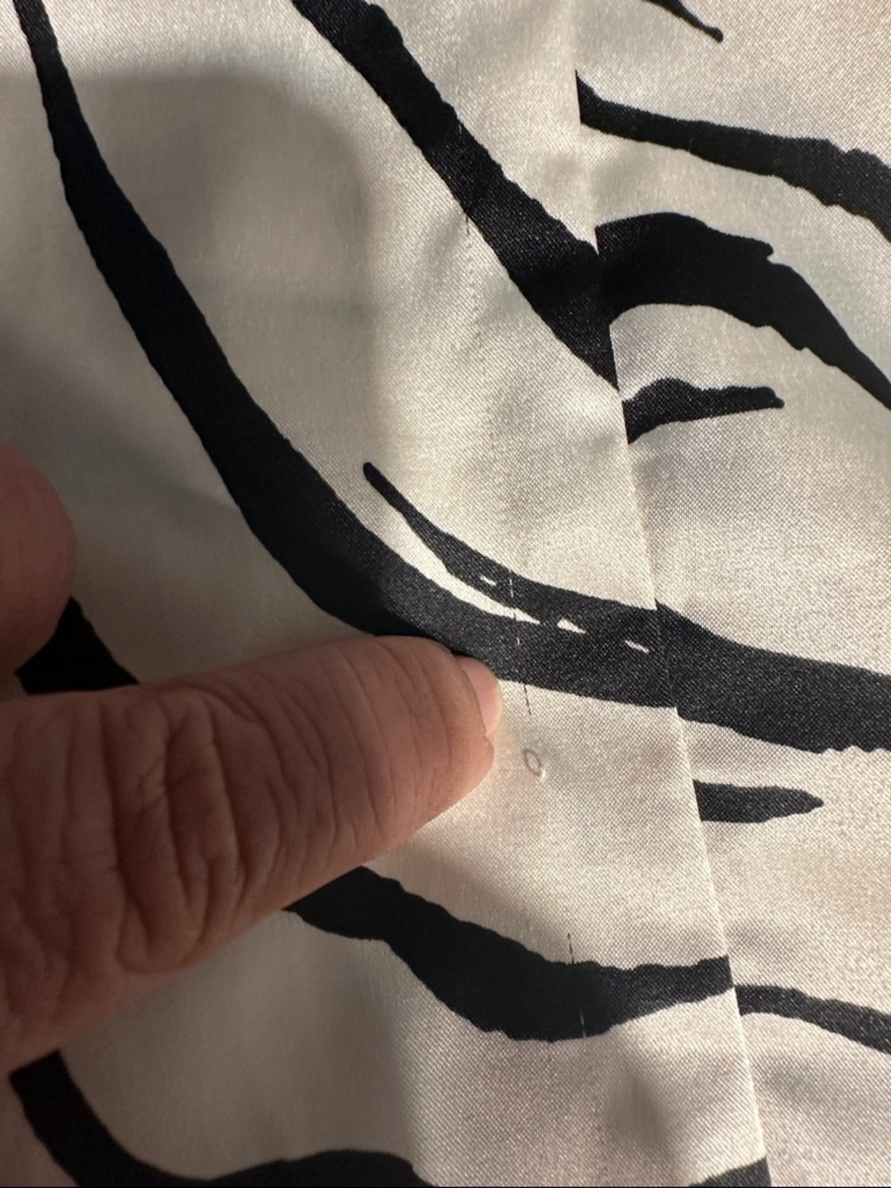 Zara Black & White Zebra Print Spaghetti Strap Mini Dress - Picture 8 of 14